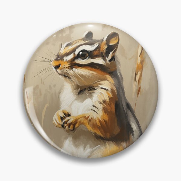 Item preview, Stunning Chipmunk Painting for Home & Office designed and sold by LazyOwlStore.