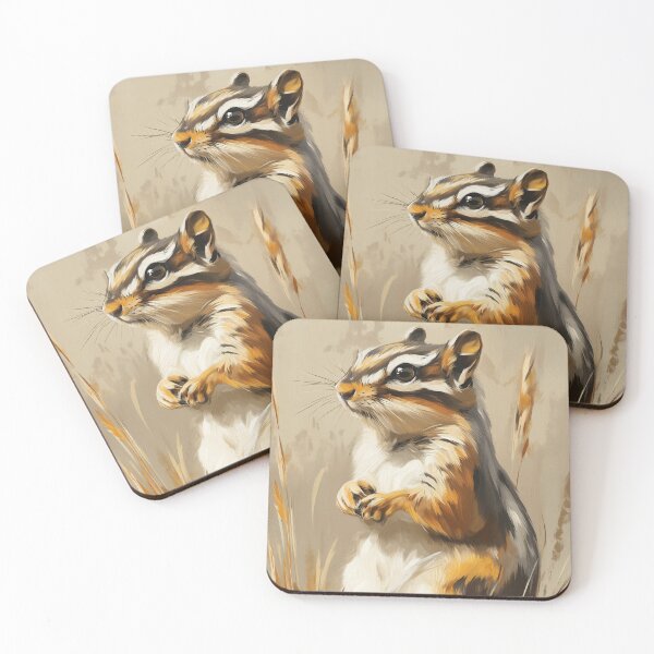 Item preview, Stunning Chipmunk Painting for Home & Office designed and sold by LazyOwlStore.