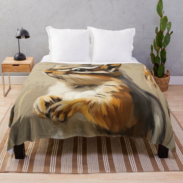 Item preview, Stunning Chipmunk Painting for Home & Office designed and sold by LazyOwlStore.
