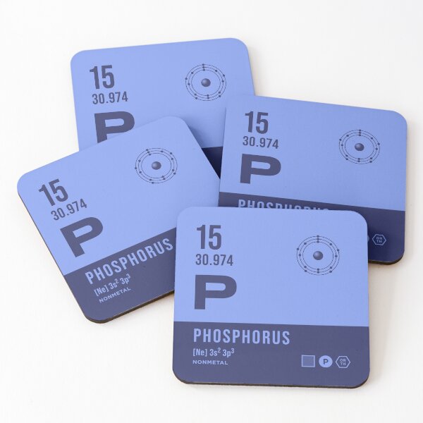 Item preview, 15 Phosphorus Periodic Table Element Dark designed and sold by VoodooCircus.