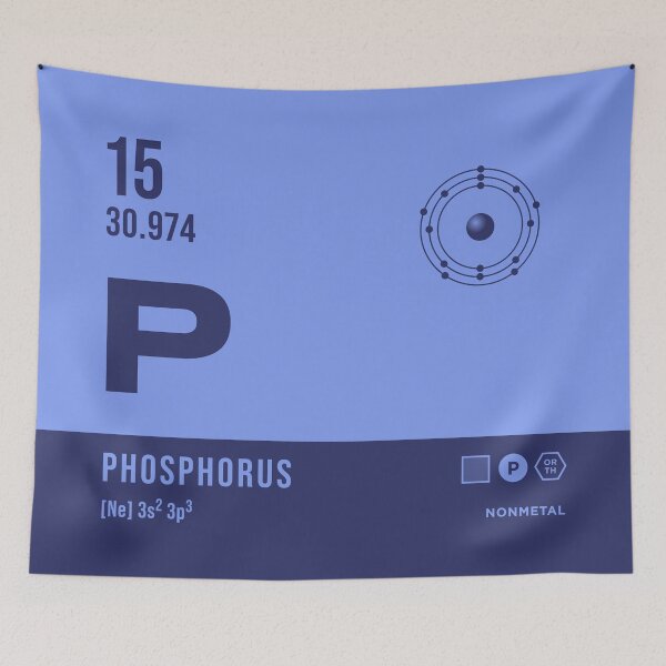 Item preview, 15 Phosphorus Periodic Table Element Dark designed and sold by VoodooCircus.