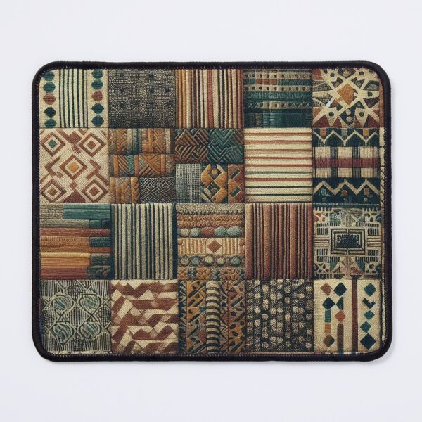 Item preview, Vintage image of kente cloth and mud cloth designed and sold by PrintAfricanArt.