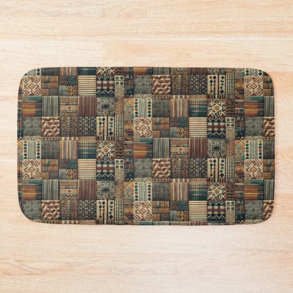 Item preview, Vintage image of kente cloth and mud cloth designed and sold by PrintAfricanArt.