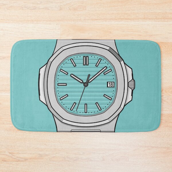 Item preview, Nautilus Cyan Blue Wristwatch designed and sold by CUTOCARS-SHOP.