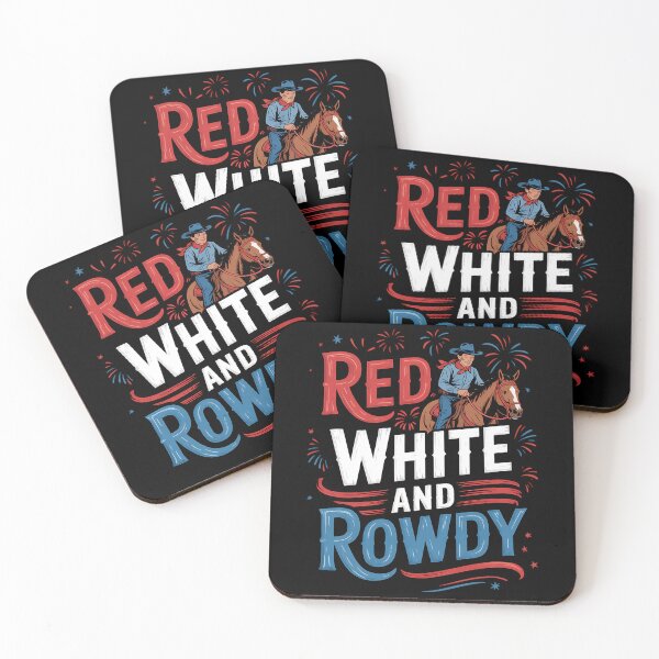 Item preview, Red White and Rowdy Funny Patriotic 4th of July designed and sold by BakeryDozen.