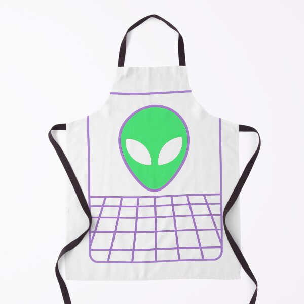 Item preview, Retro Neon Alien Head – 90s Vaporwave Sci-Fi Tee designed and sold by BambaKchula.