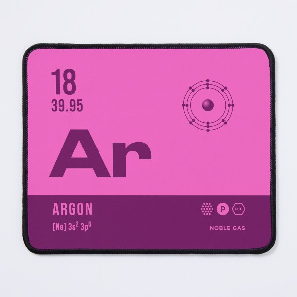 Item preview, 18 Argon Periodic Table Element Dark designed and sold by VoodooCircus.