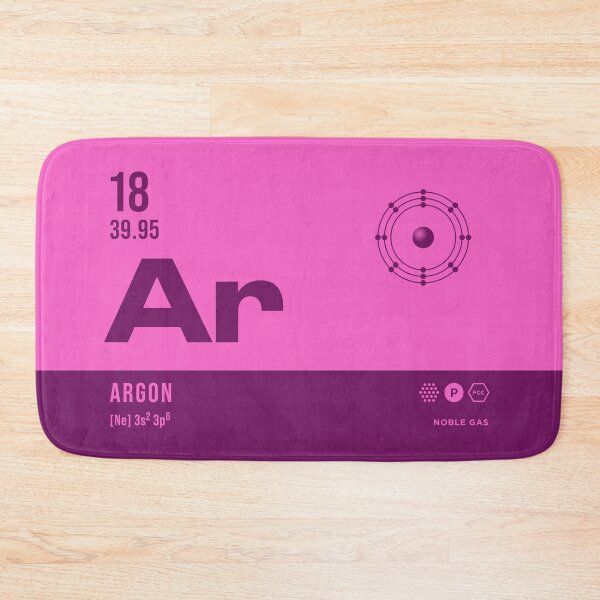 Item preview, 18 Argon Periodic Table Element Dark designed and sold by VoodooCircus.