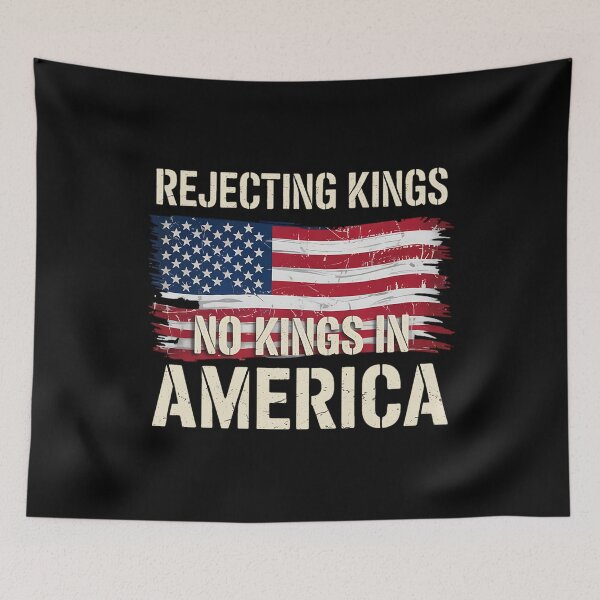 Item preview, Rejecting Kings No Kings In America American Flag designed and sold by BakeryDozen.
