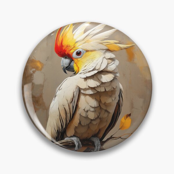 Item preview, Stunning Cockatoo Painting for Home & Office designed and sold by LazyOwlStore.