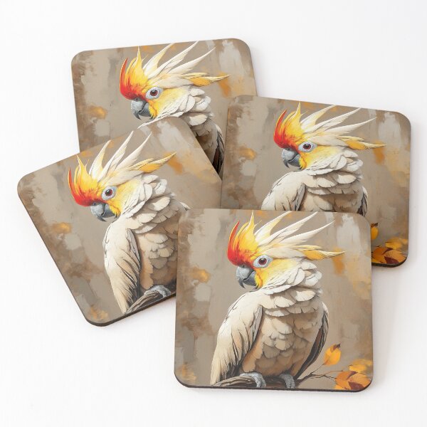 Item preview, Stunning Cockatoo Painting for Home & Office designed and sold by LazyOwlStore.