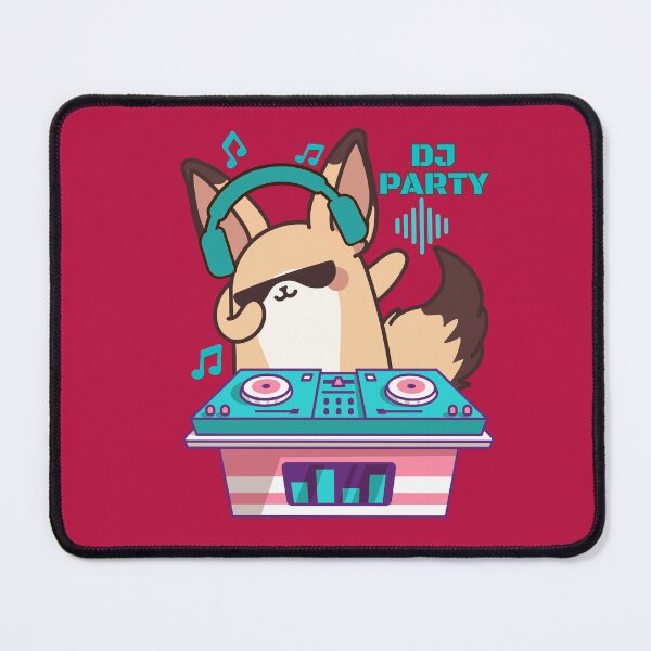 Item preview, Fennec fox DJ designed and sold by BritishDelights.