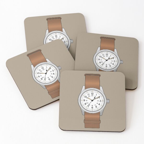 Item preview, White Dial Khaki Field Watch designed and sold by HSDESIGNS  SHOP.