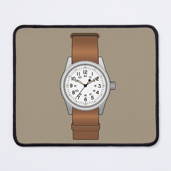 Item preview, White Dial Khaki Field Watch designed and sold by HSDESIGNS  SHOP.