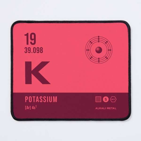 Item preview, 19 Potassium Periodic Table Element Dark designed and sold by VoodooCircus.