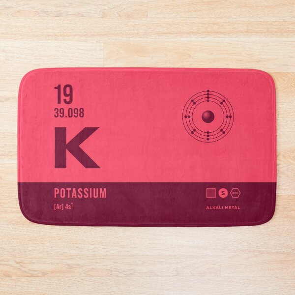 Item preview, 19 Potassium Periodic Table Element Dark designed and sold by VoodooCircus.