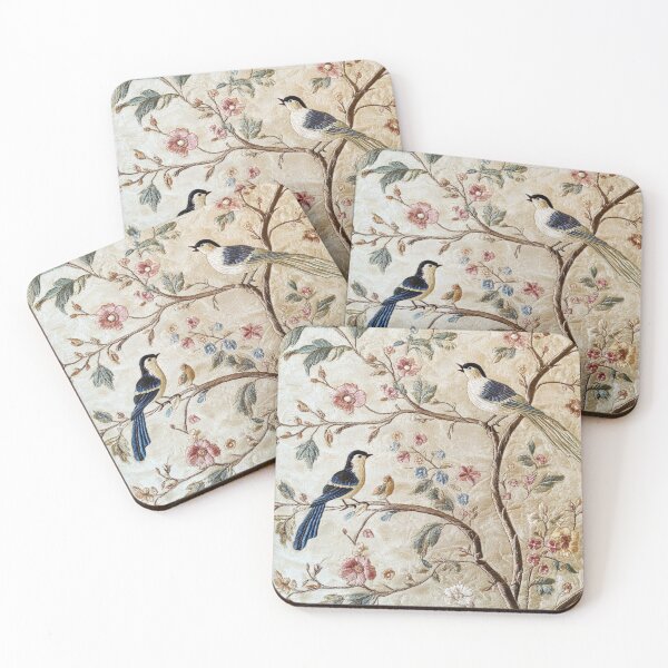 Item preview, Silk Floral Flowers Birds Carpet designed and sold by GrinGalore.