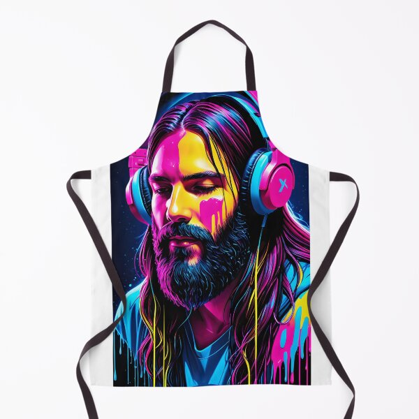Item preview, Jesus Chromatic Listening designed and sold by stableImaginarium.