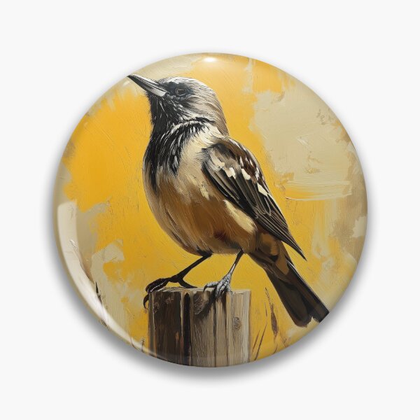 Item preview, Stunning Starling bird Painting for Home & Office designed and sold by LazyOwlStore.