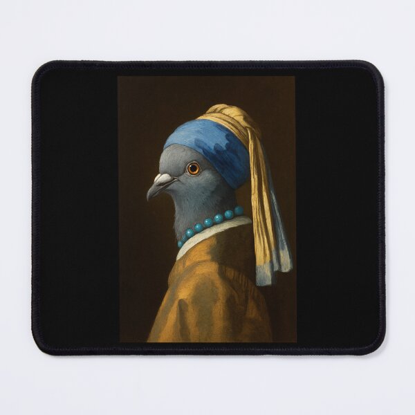 Item preview, Pigeon Animal Lover Girl Pearl Earing Painting Art Boys Girls Kids designed and sold by rafaeltto.