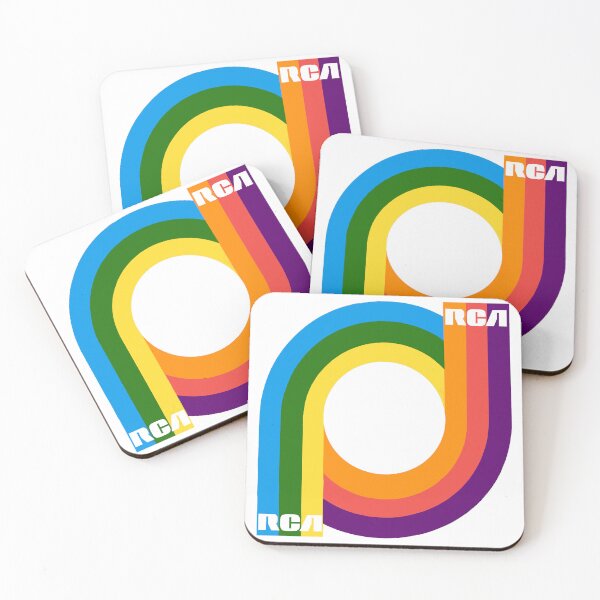 Item preview, RCA 70s rainbow single sleeve design designed and sold by geetarv.