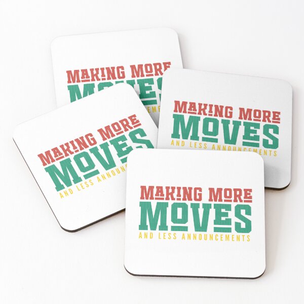 Item preview, Making More Moves & Less Announcements - Motivational Grind Design designed and sold by Colorful-Garden.