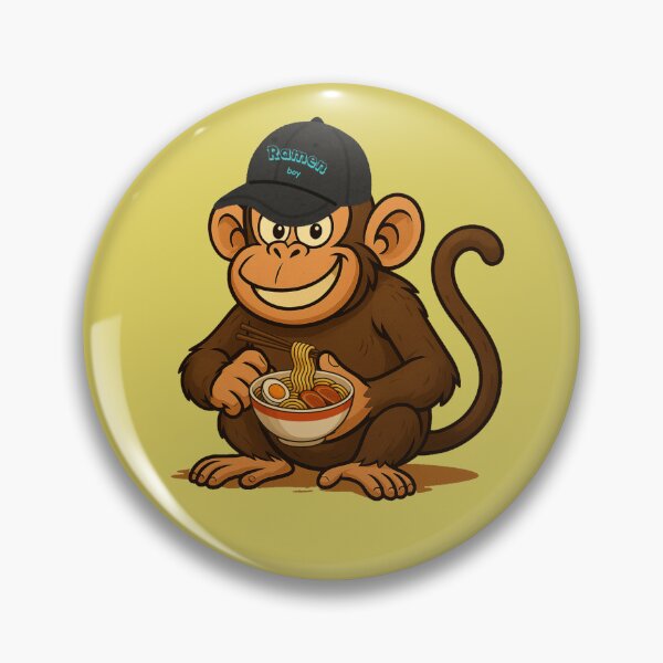Item preview, Adorable Ramen Boy Monkey designed and sold by tinkeybabes.