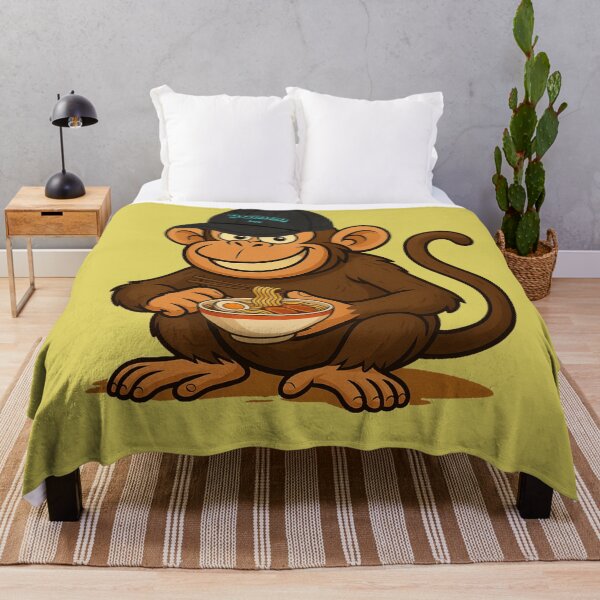 Item preview, Adorable Ramen Boy Monkey designed and sold by tinkeybabes.