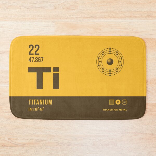 Item preview, 22 Titanium Periodic Table Element Dark designed and sold by VoodooCircus.