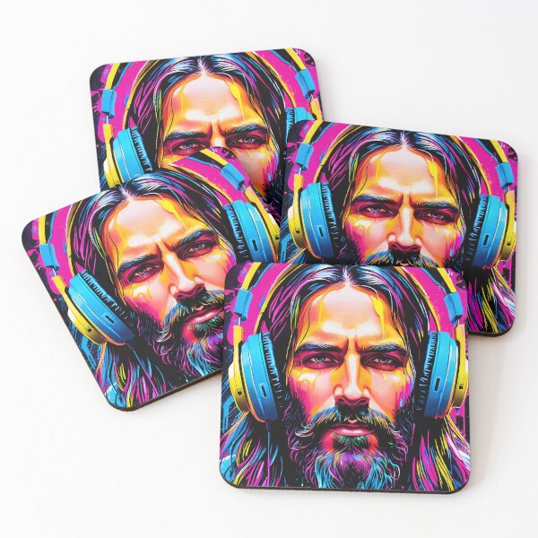 Item preview, Jesus Chromatic Listening designed and sold by stableImaginarium.