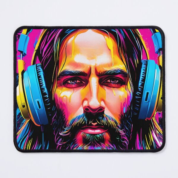 Item preview, Jesus Chromatic Listening designed and sold by stableImaginarium.