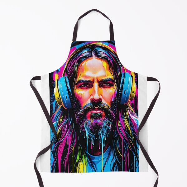 Item preview, Jesus Chromatic Listening designed and sold by stableImaginarium.