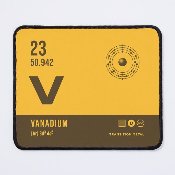 Item preview, 23 Vanadium Periodic Table Element Dark designed and sold by VoodooCircus.
