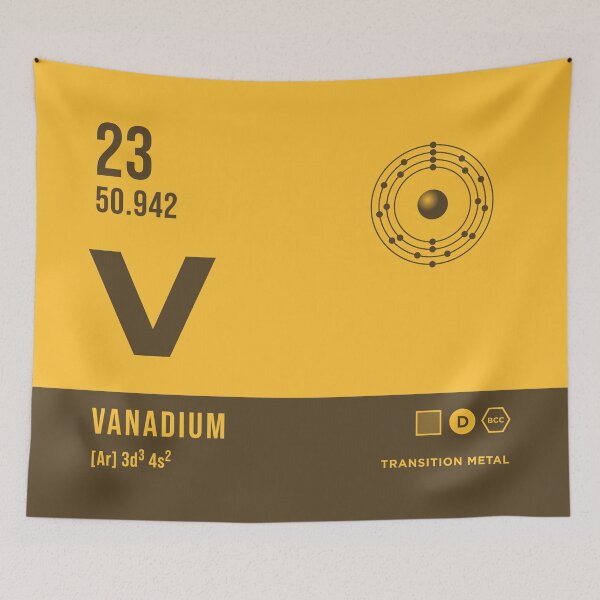 Item preview, 23 Vanadium Periodic Table Element Dark designed and sold by VoodooCircus.