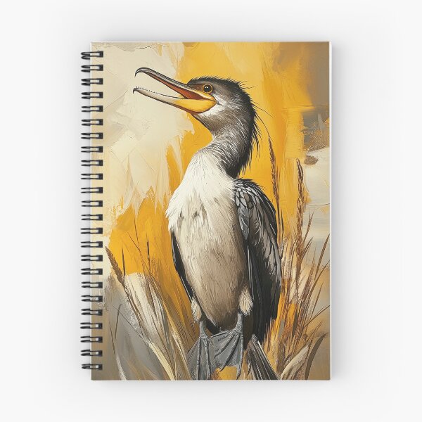 Item preview, Stunning Cormorant bird Painting for Home & Office designed and sold by LazyOwlStore.