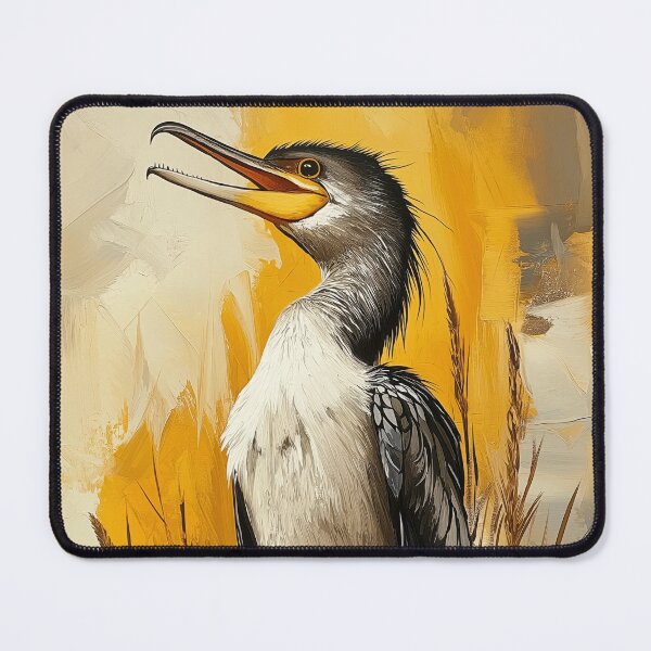 Item preview, Stunning Cormorant bird Painting for Home & Office designed and sold by LazyOwlStore.