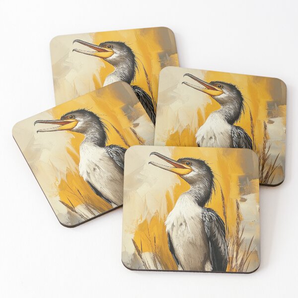 Item preview, Stunning Cormorant bird Painting for Home & Office designed and sold by LazyOwlStore.