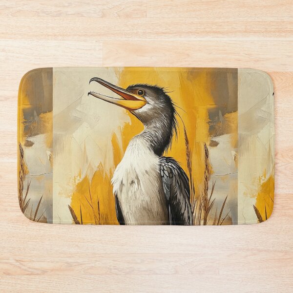 Item preview, Stunning Cormorant bird Painting for Home & Office designed and sold by LazyOwlStore.