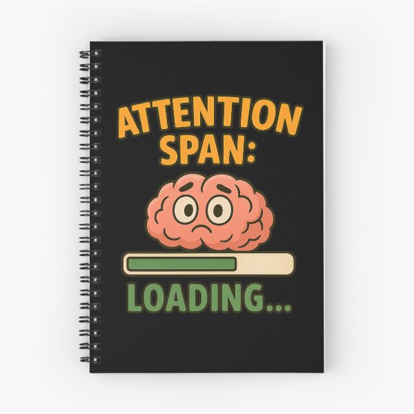 Item preview, Attention Span: Loading designed and sold by UnbearableShop.