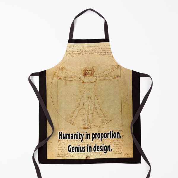 Aperçu de l'œuvre L'Homme de Vitruve : l'humanité en proportion. Le génie du design. créée et vendue par VintageManiac.