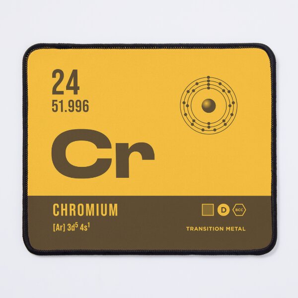 Item preview, 24 Chromium Periodic Table Element Dark designed and sold by VoodooCircus.