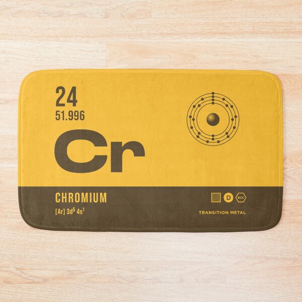 Item preview, 24 Chromium Periodic Table Element Dark designed and sold by VoodooCircus.
