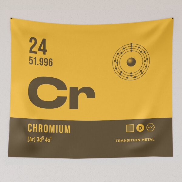 Item preview, 24 Chromium Periodic Table Element Dark designed and sold by VoodooCircus.
