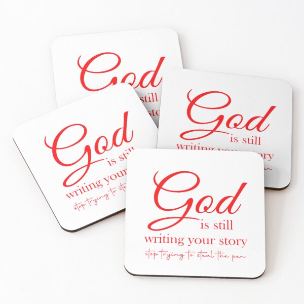 Item preview, God Is Still Writing Your Story - Inspirational Christian Faith Design designed and sold by Colorful-Garden.