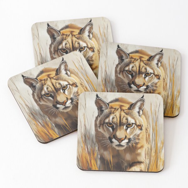 Item preview, Stunning Cougar Painting for Home & Office designed and sold by LazyOwlStore.