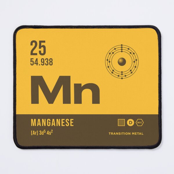 Item preview, 25 Manganese Periodic Table Element Dark designed and sold by VoodooCircus.