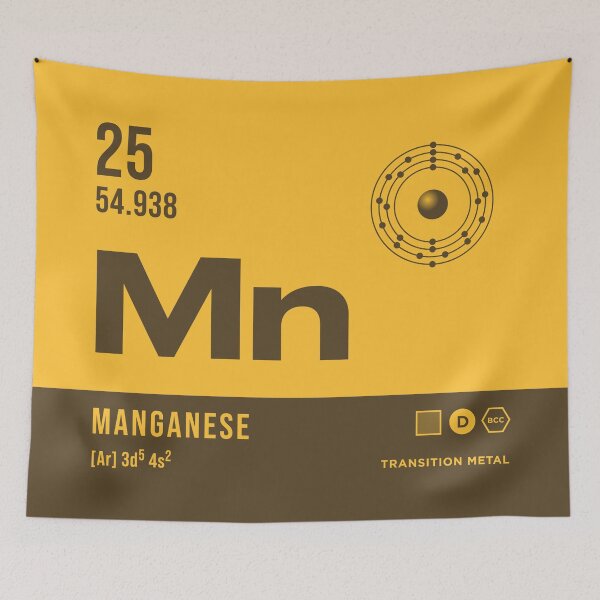 Item preview, 25 Manganese Periodic Table Element Dark designed and sold by VoodooCircus.