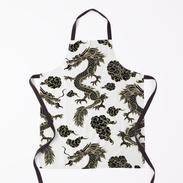 Item preview, Chinese Dragon Gold White Pattern designed and sold by Jcat7.