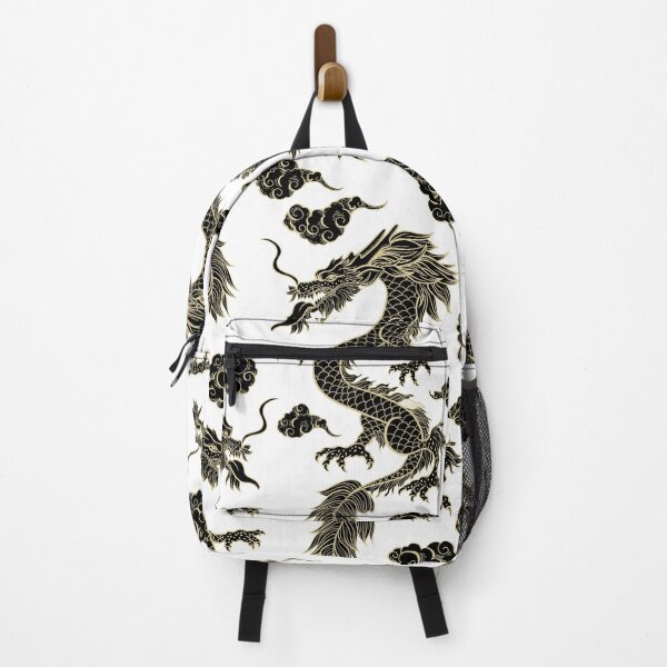 Item preview, Chinese Dragon Gold White Pattern designed and sold by Jcat7.