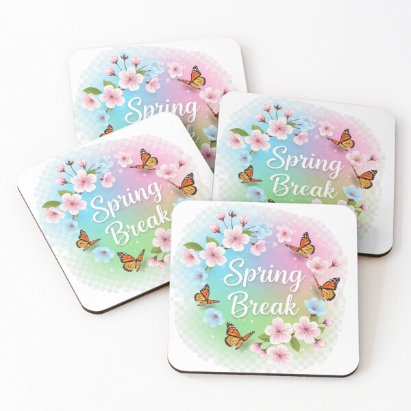 Item preview, Spring Break Floral Butterfly Wreath designed and sold by ArtMiro.